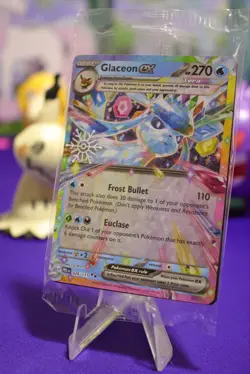 Glaceon ex 026/131 Holiday Calendar 2025 Stamped Promo Pokemon Card TCG SEALED - Image 1