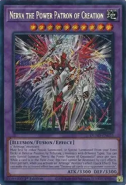Nerva the Power Patron of Creation DUAD-EN033 Secret Rare NM 1st Ed YUGIOH - Image 1