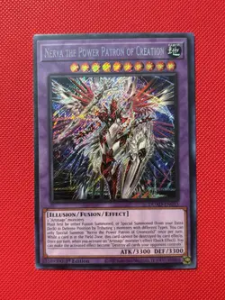Yugioh! Nerva the Power Patron of Creation DUAD-EN033 Secret Rare 1st Ed NM - Image 1