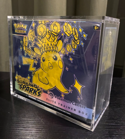 SEALED Surging Sparks Pokemon Center Elite Trainer Box ETB WITH ACRYLIC CASE - Image 2
