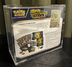 SEALED Surging Sparks Pokemon Center Elite Trainer Box ETB WITH ACRYLIC CASE - Image 4