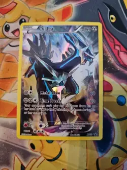 Dialga XY77 Holo Mythical Black Star Promo Pokemon Card - Image 1
