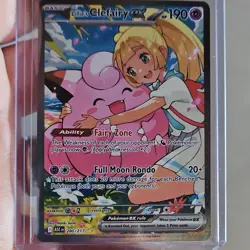 Pokemon Lillie's Clefairy EX 280/217 Holo Fairy ASC EN Card Ascended heros - Image 2