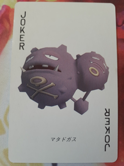 1998 Pokemon Weezing Joker Stadium 3D Green Venusaur Poker Playing Card NM - Image 1