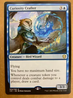 MTG 1x Curiosity Crafter # 24 Commander 2021 Magic the Gathering Card x1 NM - Image 1