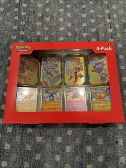 Pokemon 4 Pack Mini Tins 151 Sam's Club Exclusive Scarlet & Violet Sealed - Image 1
