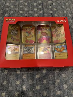 Pokemon 4 Pack Mini Tins 151 Sam's Club Exclusive Scarlet & Violet Sealed - Image 1