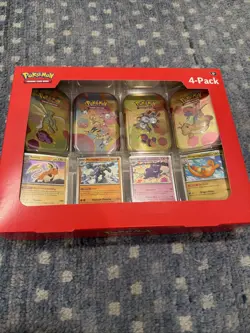 Pokemon 4 Pack Mini Tins 151 Sam's Club Exclusive Scarlet & Violet Sealed - Image 1