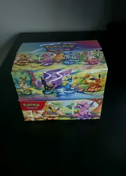 Pokemon Prismatic Evolutions Mini Tin Display Box Full Set 8 Tins - Fast Ship - Image 1