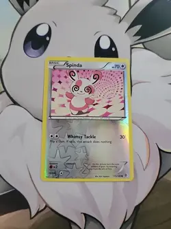 Pokemon Spinda 115/149 Reverse Holo Black & White Boundaries Crossed W11 - Image 1