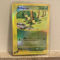 Pokemon TCG Bellsprout #45/147 Reverse Holo Foil CCG Aquapolis eReader 2002 - Image 1
