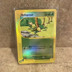 Pokemon TCG Bellsprout #45/147 Reverse Holo Foil CCG Aquapolis eReader 2002 - Image 2