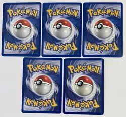2000 Pokemon Team Rocket 1st Edition - Lot Of 5 - All LP/MP Condition - Image 2