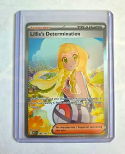 Pokemon TCG Lillie's Determination Mega Evolutions 184/132 Sir - Image 1