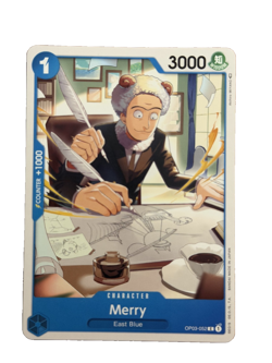 New: One Piece CCG Merry OP03-052 Pillars of Strength Regular Common - Image 1