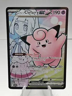 Pokemon Lillie's Clefairy ex 173/159 Journey Together Full Art Ultra Rare - #1 - Image 1
