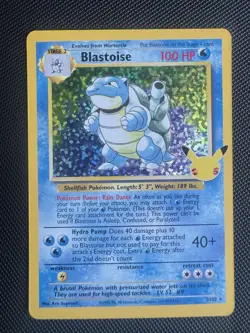 Blastoise 2/102 Pokemon Celebrations 25th Anniversary Classic Set Holo M/NM - Image 1