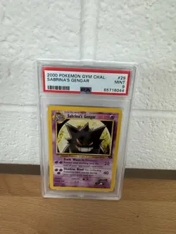 Pokemon Sabrina's Gengar Gym Challenge Unlimited Rare #29 PSA 9 Mint - Image 1