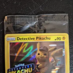 Pokemon TCG Detective Pikachu SM190 Promo Card Sealed Holo 158-14101 - Image 3