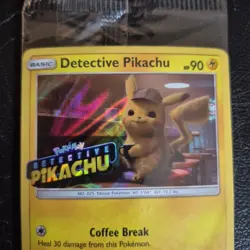 Pokemon TCG Detective Pikachu SM190 Promo Card Sealed Holo 158-14101 - Image 4