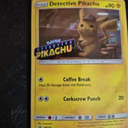 Pokemon TCG Detective Pikachu SM190 Promo Card Sealed Holo 158-14101 - Image 5