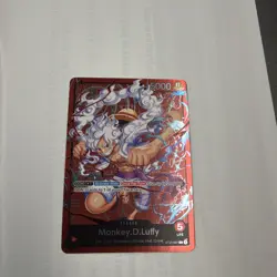 Monkey D Luffy ST21-001 One Piece Learn Together Promo Deck Leader Card English - Image 1