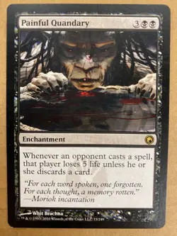 MTG 1x Painful Quandary # 73 Scars of Mirrodin Magic the Gathering Card x1 NM - Image 1