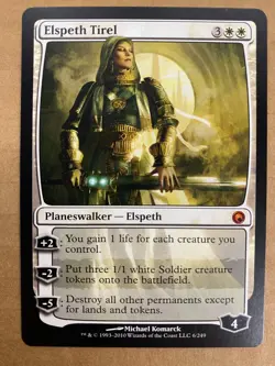MTG 1x Elspeth Tirel # 6 Scars of Mirrodin Modern Magic the Gathering Card x1 NM - Image 1