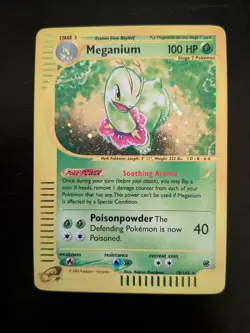 Meganium Expedition Base Set Holo 18/165 Pokemon Card NM- - Image 1