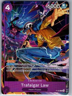 Trafalgar Law (Illustration Box Vol.6) P-093 English One Piece Promo Card - NM - Image 1