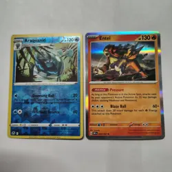 Lot Of Pokemon Cards -Entei 030/197 RH, Araquanid 048/195 Holo - Image 1