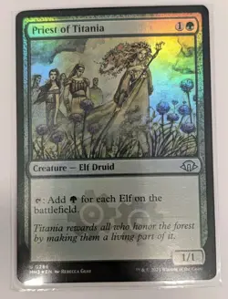 Priest of Titania Modern Horizons 3 Foil - MTG - Image 1