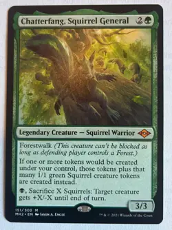 1x MTG Chatterfang, Squirrel General - Modern Horizons 2 (MH2) #151 - Magic - Image 1