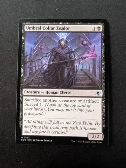 UMBRAL COLLAR ZEALOT #123 MTG Edge of Eternities - Image 1
