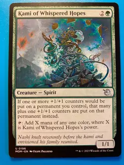 MTG 1x Kami of Whispered Hopes 196 March of the Machine Magic Gathering x1 NM - Image 1
