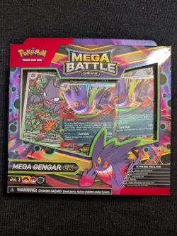 Pokemon TCG Mega Battle Deck Mega Gengar Ex BRAND NEW SEALED Haunter 027 promo - Image 1