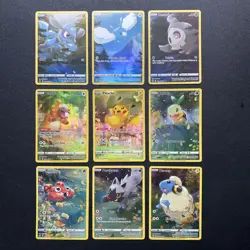 Pokemon TCG Crown Zenith Galarian Gallery NM Full Art Set 9 GG26 - GG34 Pikachu - Image 1