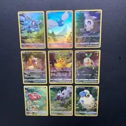 Pokemon TCG Crown Zenith Galarian Gallery NM Full Art Set 9 GG26 - GG34 Pikachu - Image 3