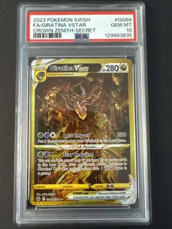 Pokemon - Crown Zenith - 2023 - Giratina VSTAR - GG69 - PSA 10 - Image 1