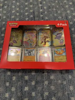 Pokemon 4 Pack Mini Tins 151 Sam's Club Exclusive Scarlet & Violet Sealed - Image 1