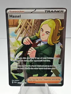 Pokemon Hassel 205/167 Twilight Masquerade Ultra Rare Full Art Holo - Image 1