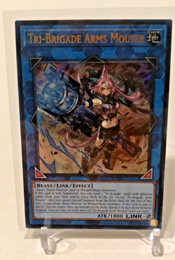 Yugioh Tri-Brigade Arms Mouser DOOD-EN051 Ultra Rare 1st Edition NM - Image 1