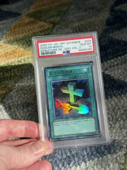 Yu-Gi-Oh! PSA 10 Foolish Burial SJ2-029 ULTRA RARE JAPANESE Structure Deck Joey - Image 1