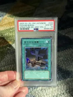 Yu-Gi-Oh! PSA 10 Foolish Burial SJ2-029 ULTRA RARE JAPANESE Structure Deck Joey - Image 4