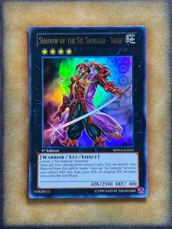Yugioh Shadow of the Six Samurai - Shien SDWA-EN041 Ultra Rare 1st Ed NM - Image 1