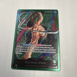 OP12-020 Roronoa Zoro : Leader Foil English One Piece TCG Card - Image 1
