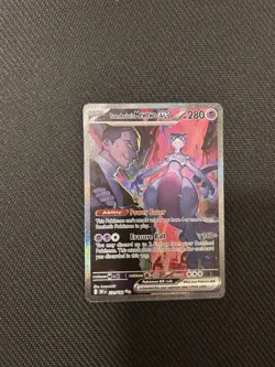 Pokemon TCG Team Rockets Mewtwo EX Special Illustration Destined Rivals 231/ 182 - Image 1