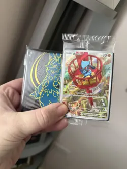 SEALED! Riolu MEP 010 Mega Evolutions Pokemon Center ETB Stamped Promo Card! - Image 2