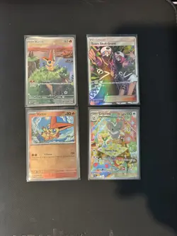 Pokemon 4 card bundle Victini SVP, Cinccino 183 & Team Skull Grunt 149 - Image 1