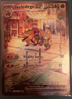 Skeledirge EX 258/193 Sv02: Paldea Evolved Connected Cards Crocalor + Fuecoco - Image 2